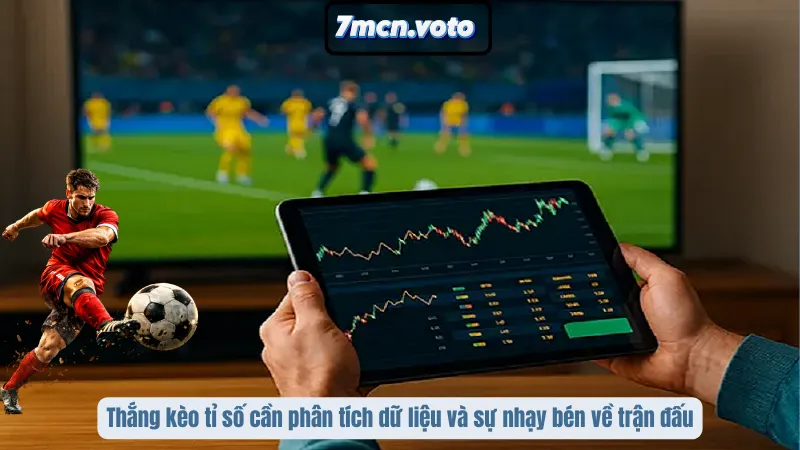 Thắng kèo tỉ số cần phân tích dữ liệu và sự nhạy bén về trận đấu