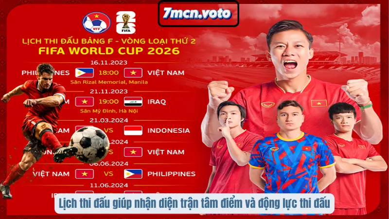 Lịch Thi Đấu Bóng Đá 7M - Cập Nhật Nhanh Tại 7MCN.VOTO 3 Lịch thi đấu giúp nhận diện trận tâm điểm và động lực thi đấu