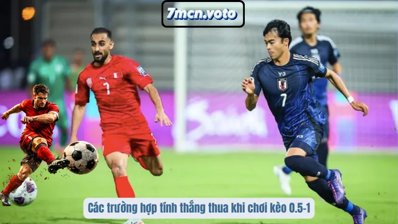 Kèo 0,5 – 1: Hiểu Đúng Tỷ Lệ Để Tránh Mất Tiền Oan 3 Các trường hợp tính thắng thua khi chơi kèo 0.5–1