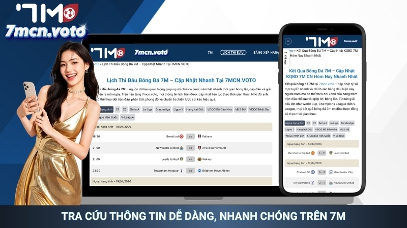 Tra cứu thông tin dễ dàng, nhanh chóng trên 7M